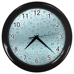 Design Pattern Texture Wall Clock (black) by artworkshop