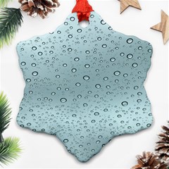 Design Pattern Texture Snowflake Ornament (two Sides) by artworkshop