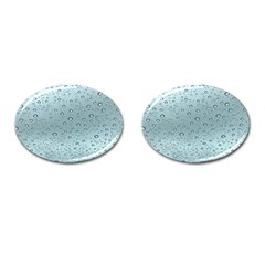 Design Pattern Texture bubble Cufflinks (Oval)