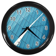 Design Texture Wall Clock (black) by artworkshop