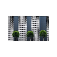 Exterior Building Pattern Sticker (rectangular) by artworkshop