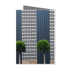 Exterior Building Pattern Mini Greeting Cards (pkg Of 8) by artworkshop