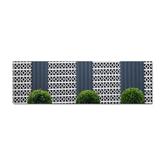 Exterior Building Pattern Sticker (bumper) by artworkshop