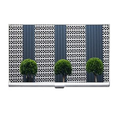 Exterior Building Pattern Business Card Holder by artworkshop