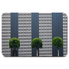 Exterior Building Pattern Large Doormat by artworkshop