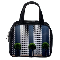 Exterior Building Pattern Classic Handbag (one Side) by artworkshop