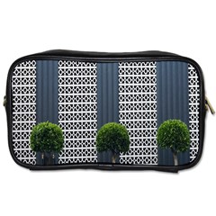 Exterior Building Pattern Toiletries Bag (two Sides)