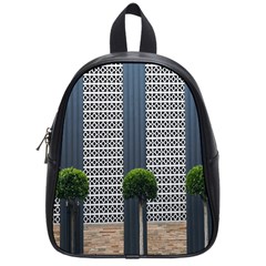 Exterior Building Pattern School Bag (small) by artworkshop