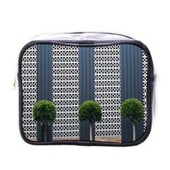 Exterior Building Pattern Mini Toiletries Bag (one Side) by artworkshop