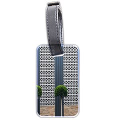 Exterior Building Pattern Luggage Tag (two Sides) by artworkshop