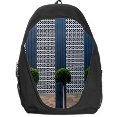 Exterior Building Pattern Backpack Bag by artworkshop