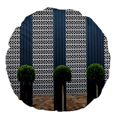 Exterior Building Pattern Large 18  Premium Flano Round Cushions by artworkshop