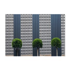 Exterior Building Pattern Crystal Sticker (a4)