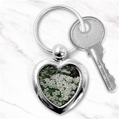 Exterior Building Pattern Key Chain (heart)