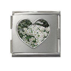 Exterior Building Pattern Mega Link Heart Italian Charm (18mm) by artworkshop