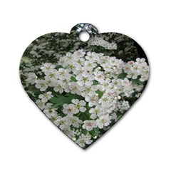 Exterior Building Pattern Dog Tag Heart (two Sides) by artworkshop