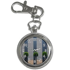 Exterior-building-pattern Key Chain Watches by artworkshop