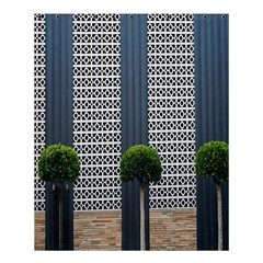 Exterior-building-pattern Shower Curtain 60  X 72  (medium)  by artworkshop