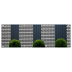 Exterior-building-pattern Banner And Sign 9  X 3  by artworkshop