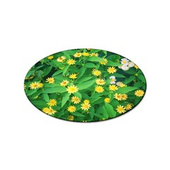 Flower Plant Spring Sticker Oval (100 Pack) by artworkshop