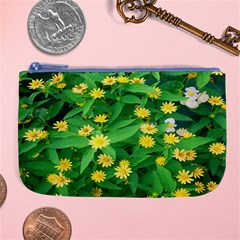 Flower Plant Spring Large Coin Purse by artworkshop