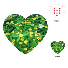 Flower Plant Spring Playing Cards Single Design (heart) by artworkshop