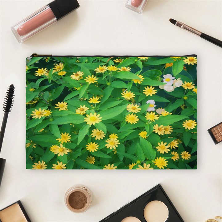 Flower Plant Spring Cosmetic Bag (Large)