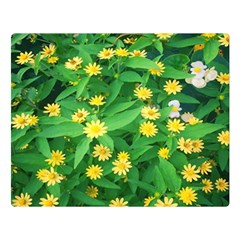 Flower Plant Spring Premium Plush Fleece Blanket (large) by artworkshop