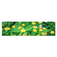 Flower Plant Spring Oblong Satin Scarf (16  X 60 ) by artworkshop