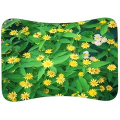 Flower Plant Spring Velour Seat Head Rest Cushion by artworkshop