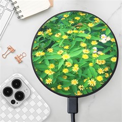 Flower Plant Spring Wireless Fast Charger(black)