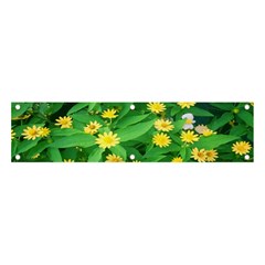 Flower Plant Spring Banner And Sign 4  X 1  by artworkshop