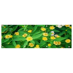 Flower Plant Spring Banner And Sign 9  X 3  by artworkshop