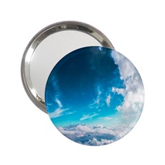 Landscape Sky Clouds Hd Wallpaper 2 25  Handbag Mirrors