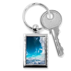 Landscape Sky Clouds Hd Wallpaper Key Chain (rectangle) by artworkshop