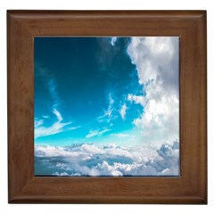 Landscape Sky Clouds Hd Wallpaper Framed Tile by artworkshop