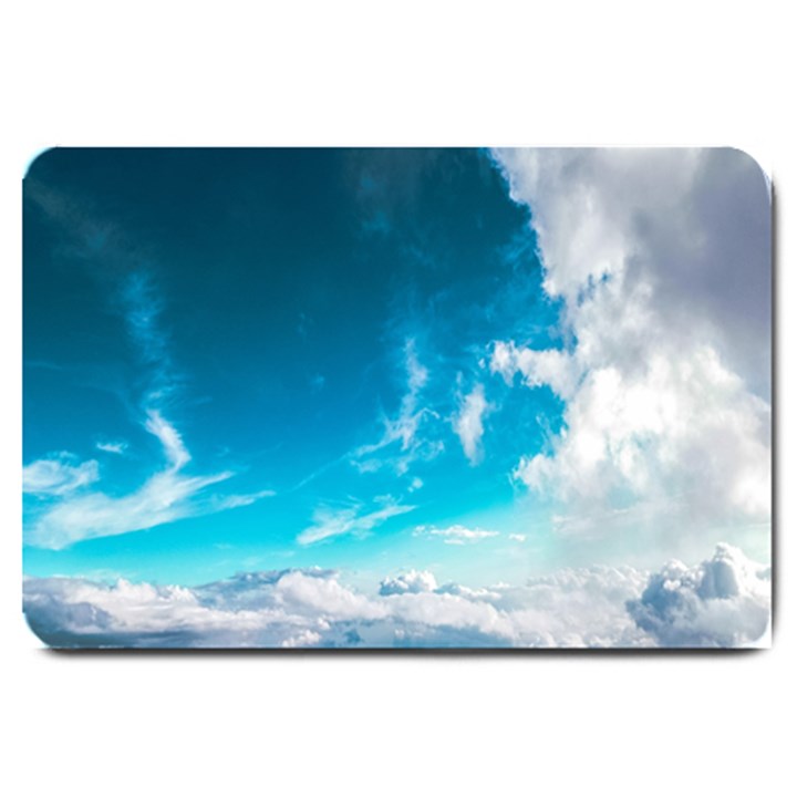 Landscape Sky Clouds Hd Wallpaper Large Doormat