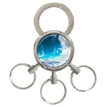 Landscape Sky Clouds Hd Wallpaper 3-Ring Key Chain Front