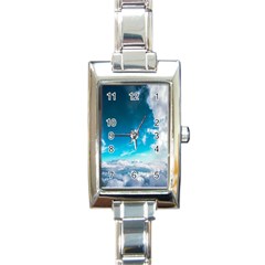 Landscape Sky Clouds Hd Wallpaper Rectangle Italian Charm Watch by artworkshop