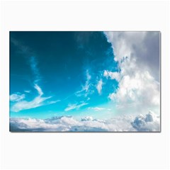 Landscape Sky Clouds Hd Wallpaper Postcard 4 x 6  (pkg Of 10) by artworkshop