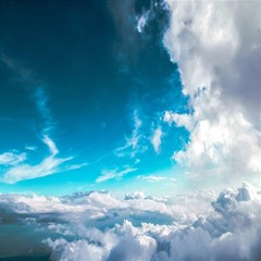 Landscape Sky Clouds Hd Wallpaper Play Mat (square) by artworkshop