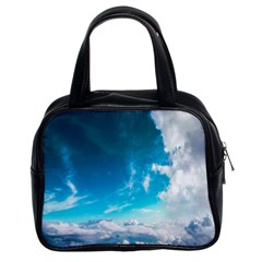 Landscape Sky Clouds Hd Wallpaper Classic Handbag (two Sides) by artworkshop