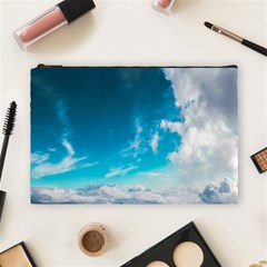 Landscape Sky Clouds Hd Wallpaper Cosmetic Bag (large) by artworkshop