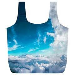 Landscape Sky Clouds Hd Wallpaper Full Print Recycle Bag (xl) by artworkshop