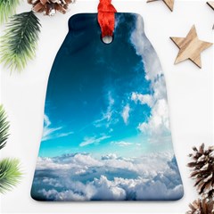 Landscape Sky Clouds Hd Wallpaper Ornament (bell) by artworkshop