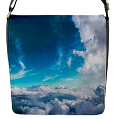 Landscape Sky Clouds Hd Wallpaper Flap Closure Messenger Bag (s) by artworkshop