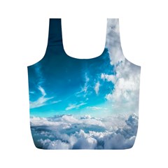 Landscape Sky Clouds Hd Wallpaper Full Print Recycle Bag (m) by artworkshop