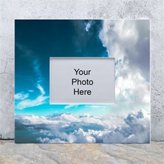 Landscape Sky Clouds Hd Wallpaper White Wall Photo Frame 5  X 7  by artworkshop