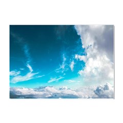 Landscape Sky Clouds Hd Wallpaper Crystal Sticker (a4) by artworkshop