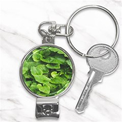 Layered Plant Leaves Iphone Wallpaper Nail Clippers Key Chain by artworkshop